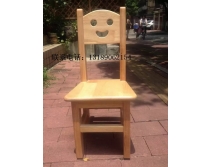 科秒太 KMTB-01 实木笑脸椅子 座高30CM,靠背高27CM